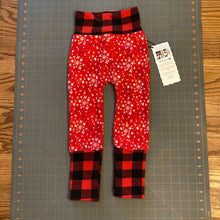 Load image into Gallery viewer, CLEARANCE 9mo-3T Snowflake Buffalo Plaid Maxaloones