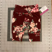 Load image into Gallery viewer, CLEARANCE 9mo-3T Floral Flowers Burgundy Soft Maxaloones