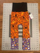 Load image into Gallery viewer, CLEARANCE 9mo-3T Halloween Cartoon Owl, Bat, Pumpkin, Moon, Witch, Ghost, Werewolf Maxaloones