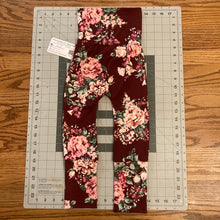 Load image into Gallery viewer, CLEARANCE 9mo-3T Floral Flowers Burgundy Soft Maxaloones