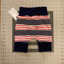 Load image into Gallery viewer, 9mo-3T Red, White, and Blue Striped Maxaloones Shorts
