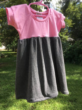 Load image into Gallery viewer, 2T Grey Skirt Dolman Dress
