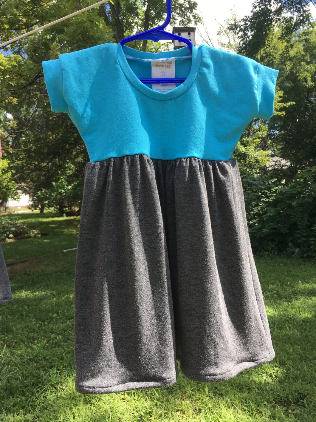 2T Grey Skirt Dolman Dress