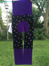 Load image into Gallery viewer, CLEARANCE 9mo-3T Halloween Bats with Purple Bands Maxaloones
