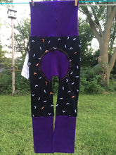 Load image into Gallery viewer, CLEARANCE 9mo-3T Halloween Bats with Purple Bands Maxaloones
