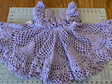 Load image into Gallery viewer, Crochet Baby Dress 6-12 months
