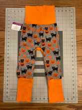 Load image into Gallery viewer, CLEARANCE 9mo-3T Halloween Cat and Pumpkin Maxaloones
