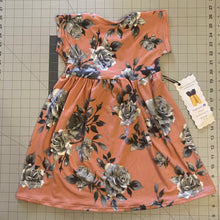 Load image into Gallery viewer, 3T Floral Peach Dress
