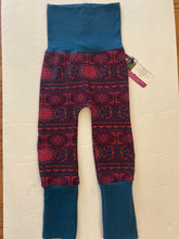 Load image into Gallery viewer, CLEARANCE 9mo-3T Evening in Dubai Pattern Maroon Teal Blue Bands Maxaloones
