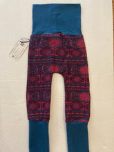 Load image into Gallery viewer, CLEARANCE 9mo-3T Evening in Dubai Pattern Maroon Teal Blue Bands Maxaloones
