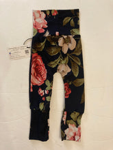 Load image into Gallery viewer, 9mo-3T Floral on Dark Navy Soft Double brushed polyester Maxaloones
