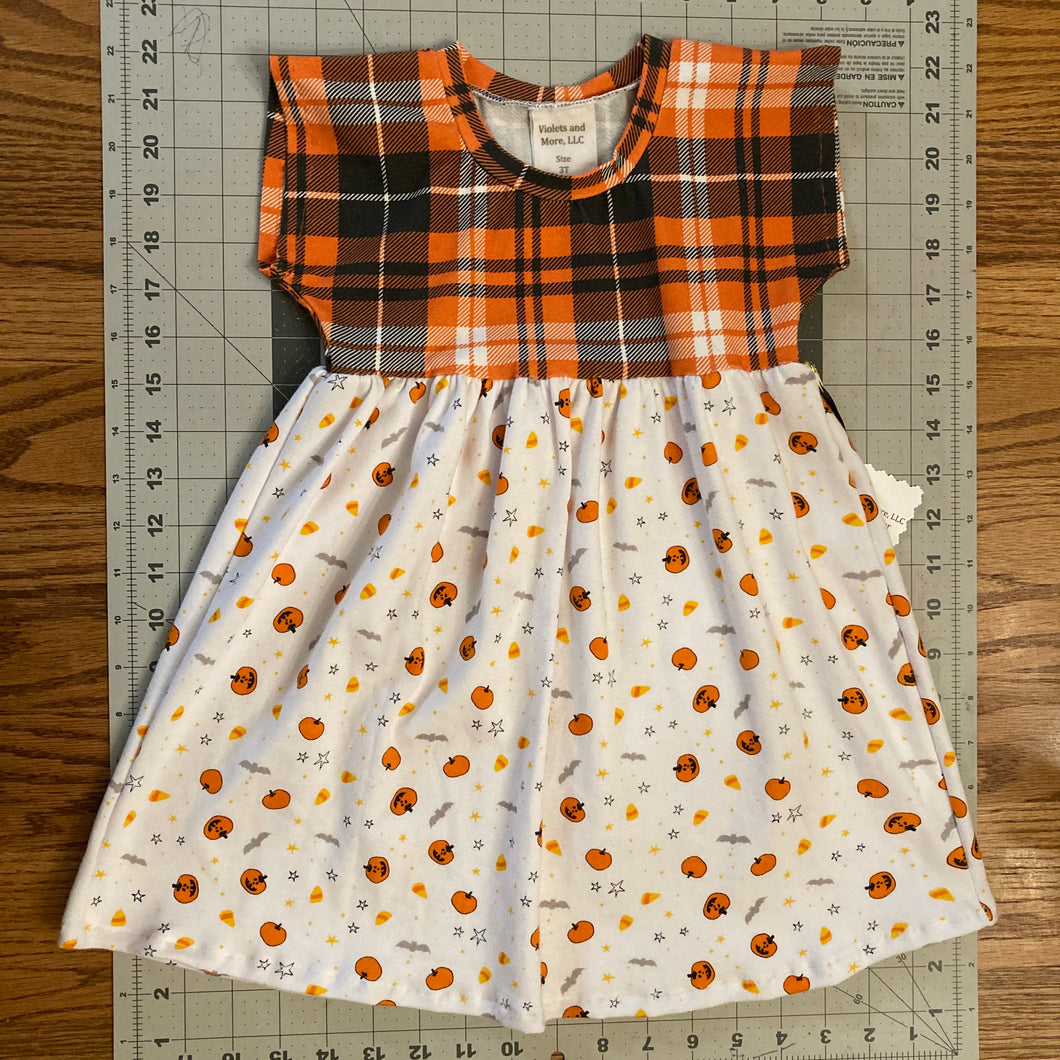 Pumpkin Dolman Dress