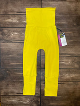 Load image into Gallery viewer, CLEARANCE 9mo-3T Yellow Cotton Spandex Maxaloones
