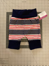 Load image into Gallery viewer, 9mo-3T Red, White, and Blue Striped Maxaloones Shorts
