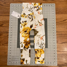 Load image into Gallery viewer, CLEARANCE 9mo-3T Floral Flowers Ivory White Yellow Soft DBP Maxaloones
