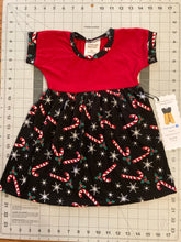 Load image into Gallery viewer, CLEARANCE 18-24 month Candy Cane Dress
