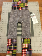 Load image into Gallery viewer, CLEARANCE 9mo-3T Spider Webs Plaid Maxaloones
