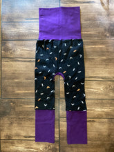 Load image into Gallery viewer, CLEARANCE 9mo-3T Halloween Bats with Purple Bands Maxaloones
