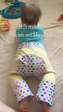 Load image into Gallery viewer, CLEARANCE 9mo-3T Yellow Cotton Spandex Maxaloones
