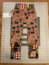 Load image into Gallery viewer, CLEARANCE 9mo-3T Halloween Pumpkins and Cats Maxaloones
